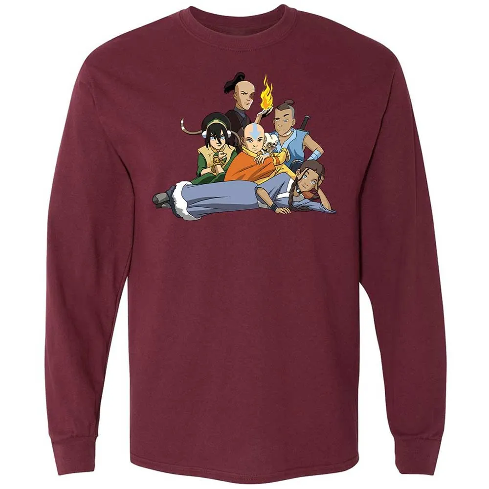 Long Sleeve T-Shirt - MLLAQLGD - Maroon - 16