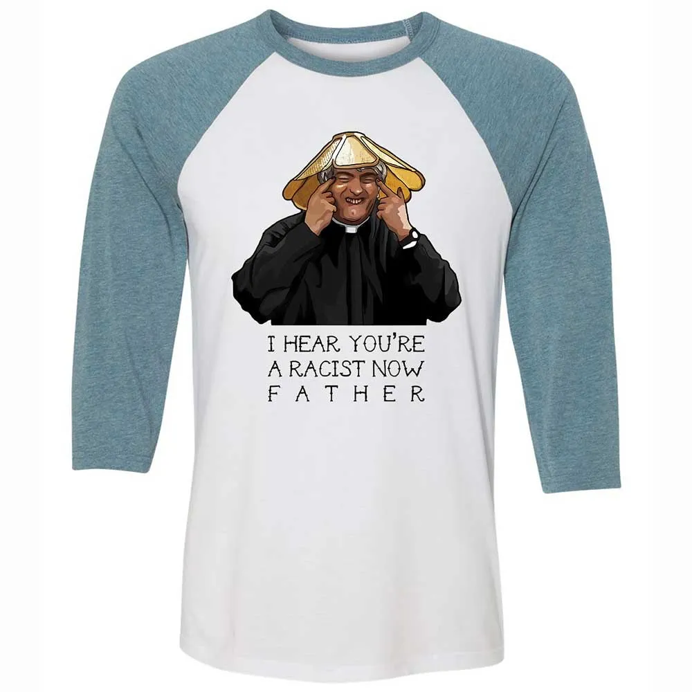 Unisex 3/4 Baseball Tee - G3M8BYR3 - White/Denim - 3