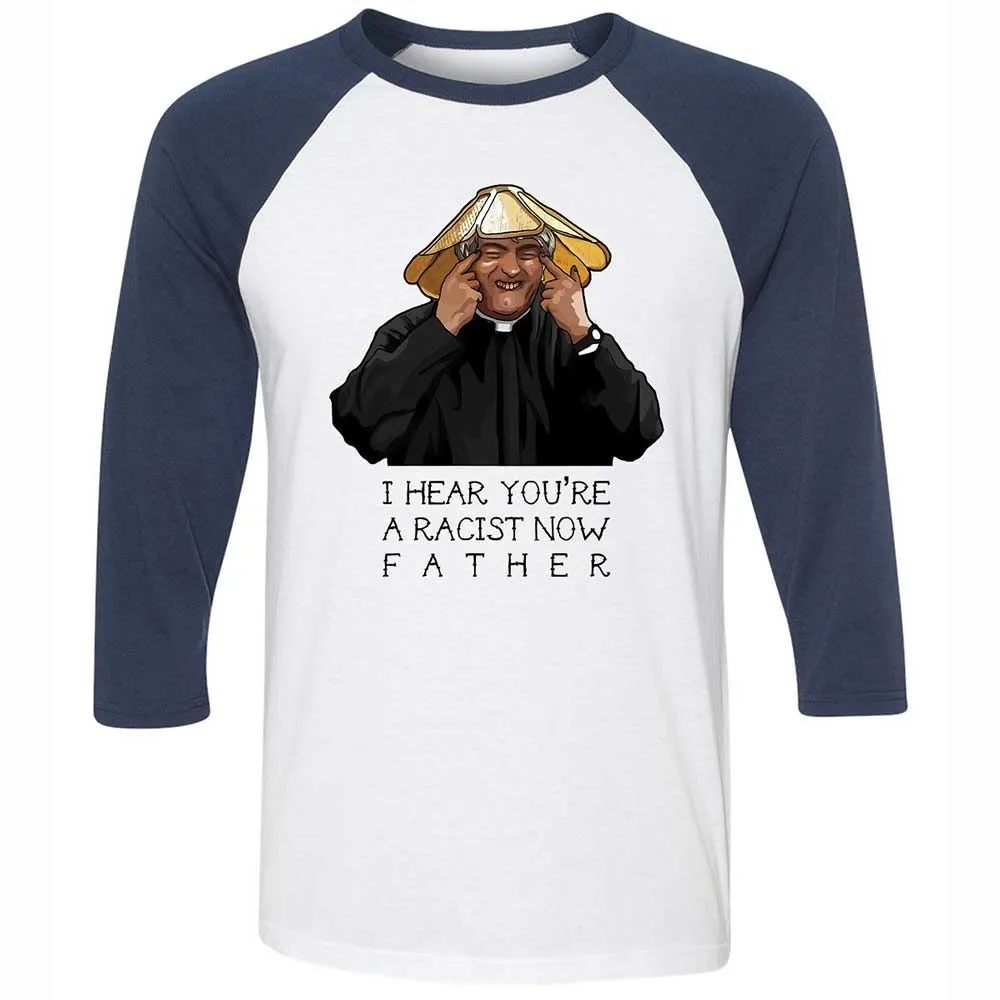 Unisex 3/4 Baseball Tee - G3M8BYR3 - White/Navy - 8