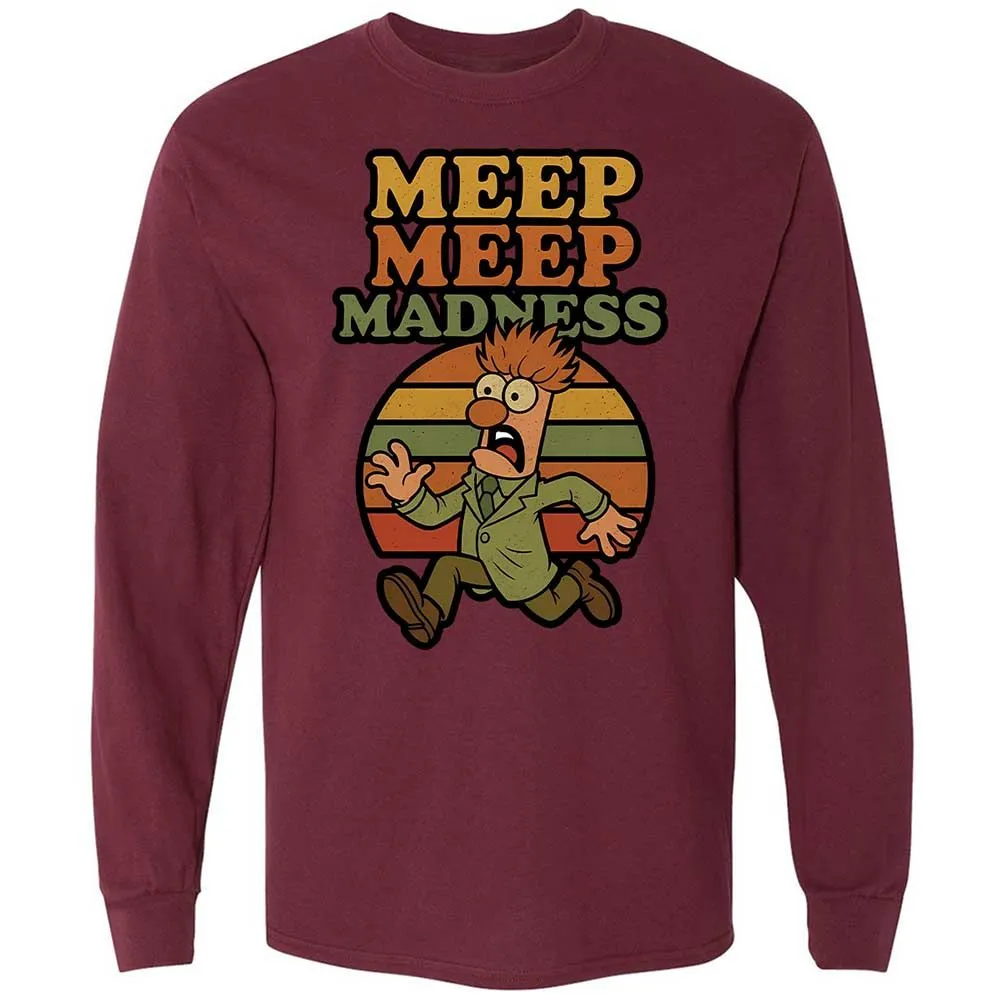 Long Sleeve T-Shirt - LBCPZUVX - Maroon - 16