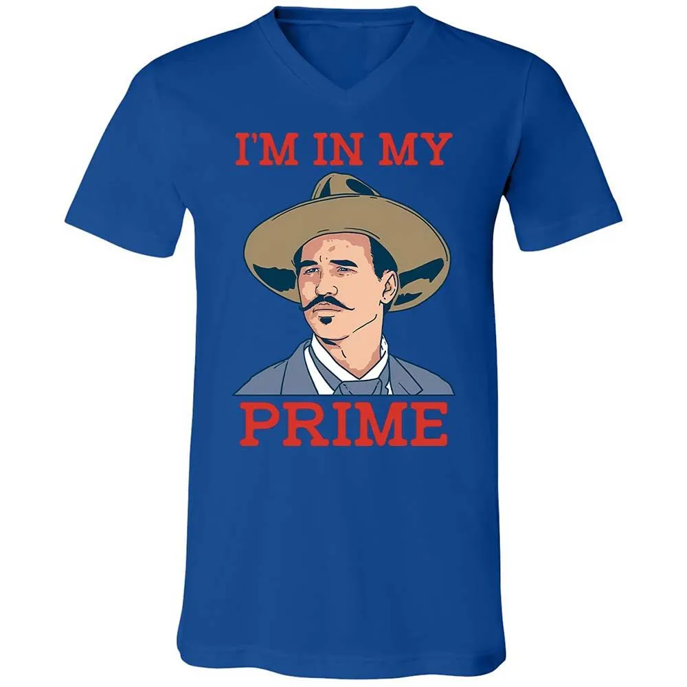 Unisex V-Neck T-Shirt - W8FH271Q - True Royal - 3