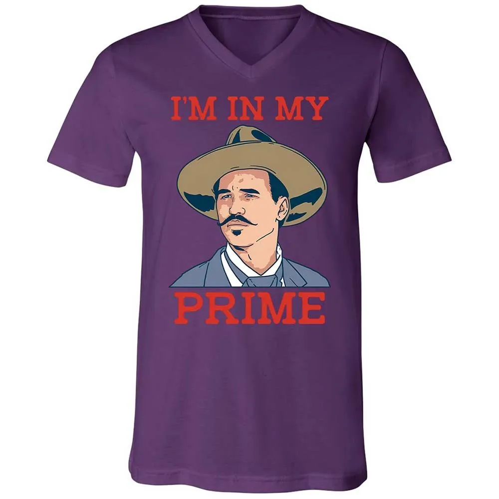 Unisex V-Neck T-Shirt - W8FH271Q - Team Purple - 10