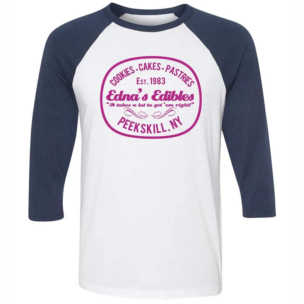 Unisex 3/4 Baseball Tee - T46LYMJ9 - White/Navy - 8