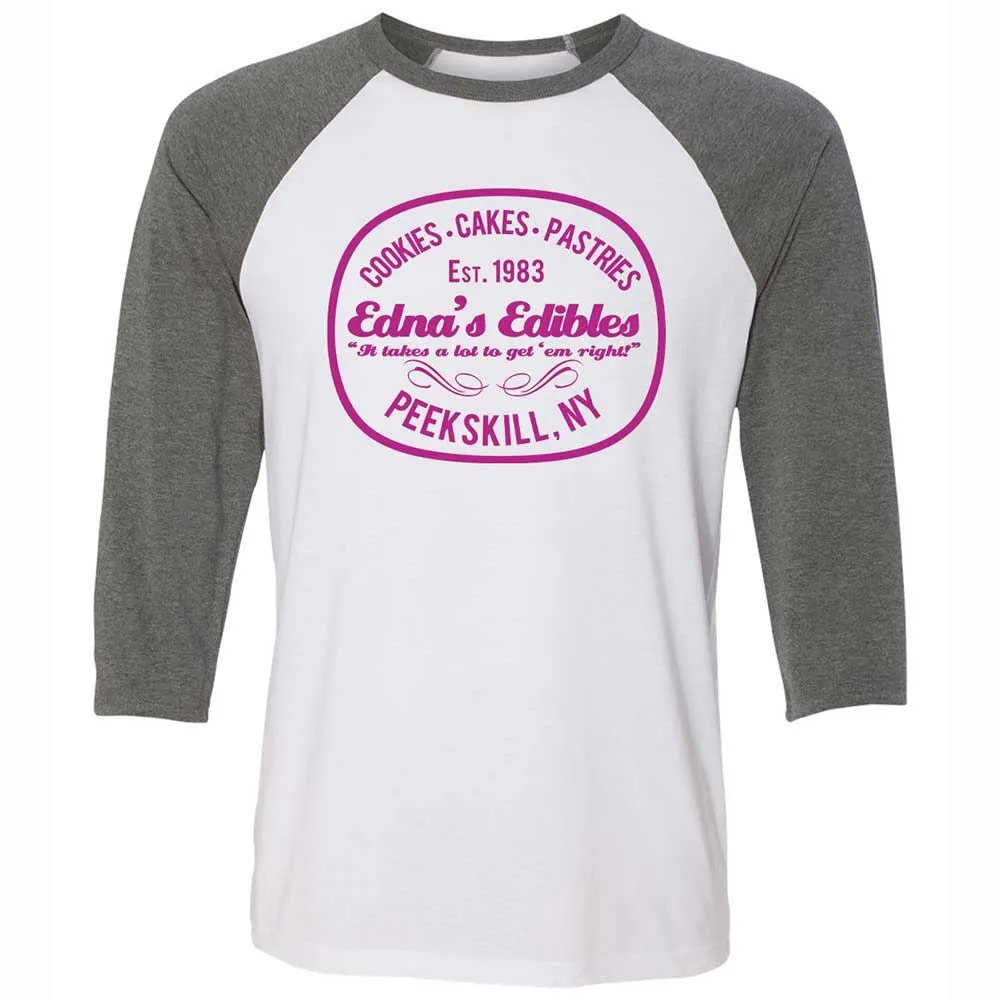 Unisex 3/4 Baseball Tee - T46LYMJ9 - White/Deep Heather - 11