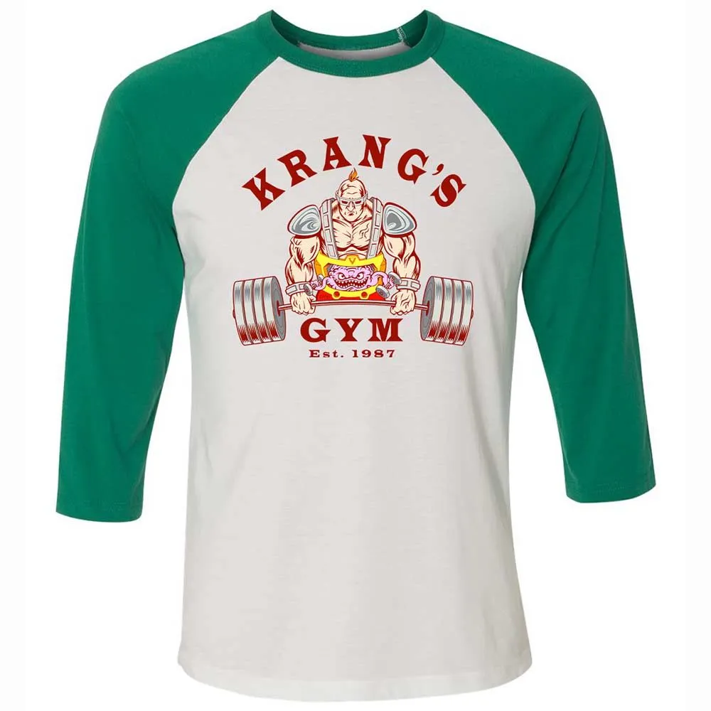 Unisex 3/4 Baseball Tee - 8GFFQMLS - White/Kelly - 6