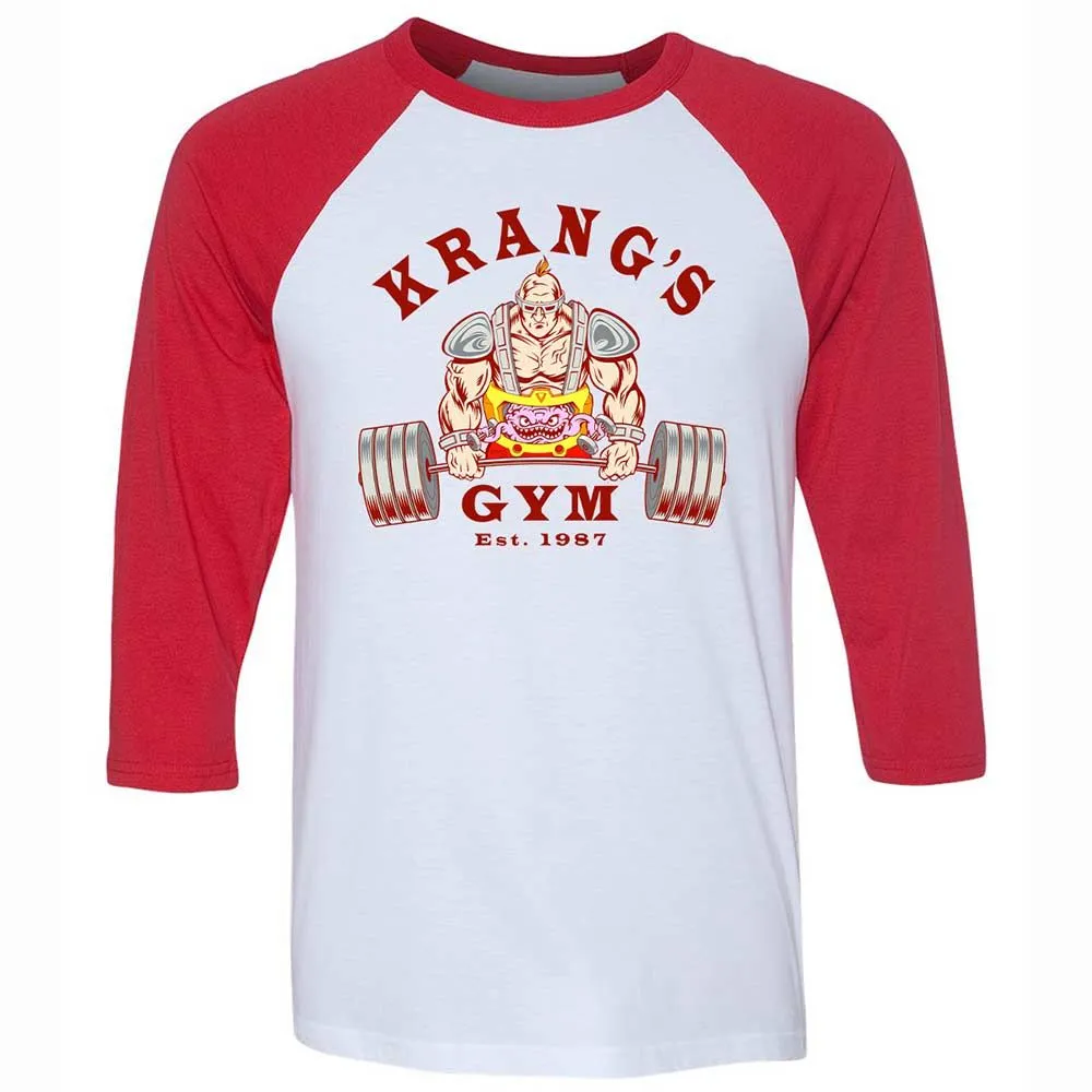 Unisex 3/4 Baseball Tee - 8GFFQMLS - White/Red - 9