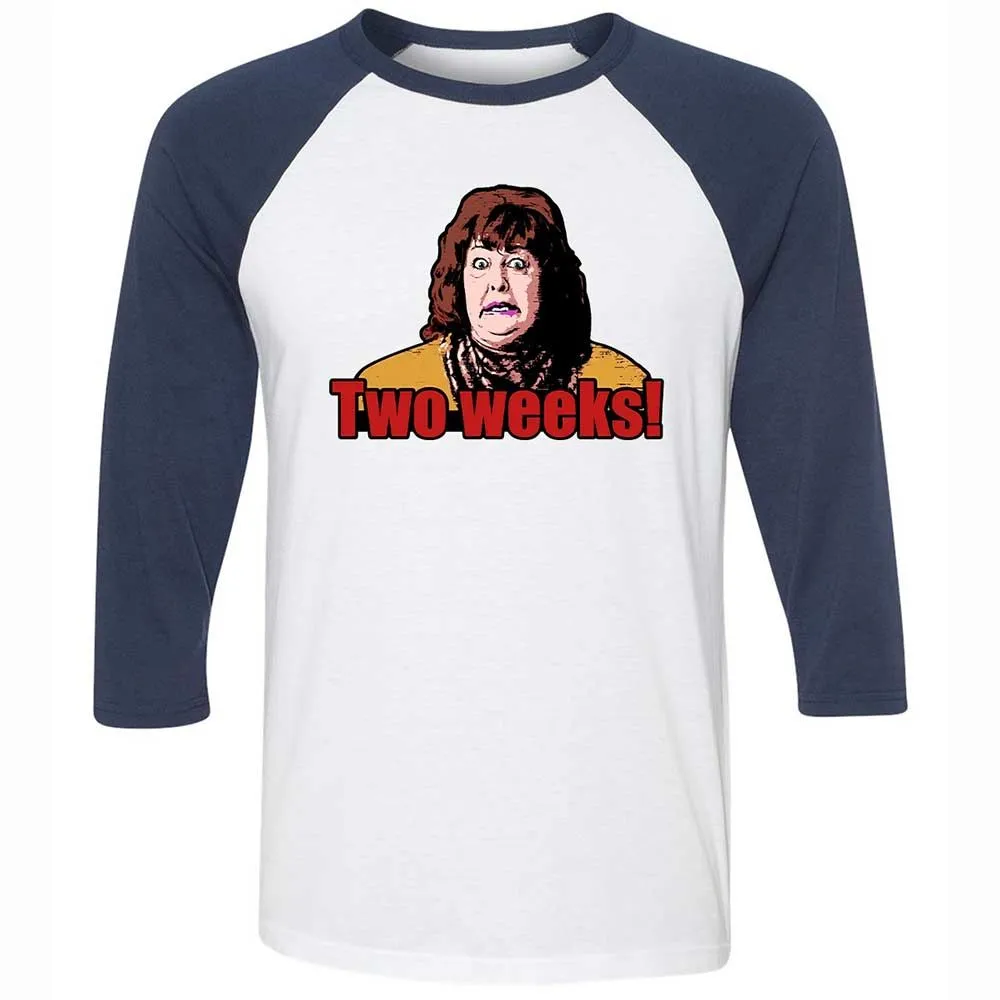 Unisex 3/4 Baseball Tee - R8YQBCCV - White/Navy - 8