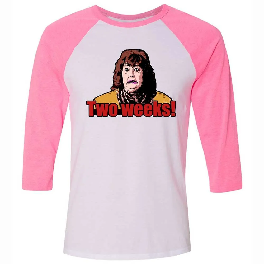 Unisex 3/4 Baseball Tee - R8YQBCCV - White/Neon Pink - 12