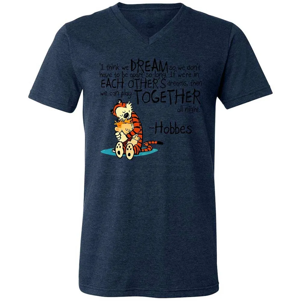 Calvin Hobbes Dreams - Heather Navy - 13