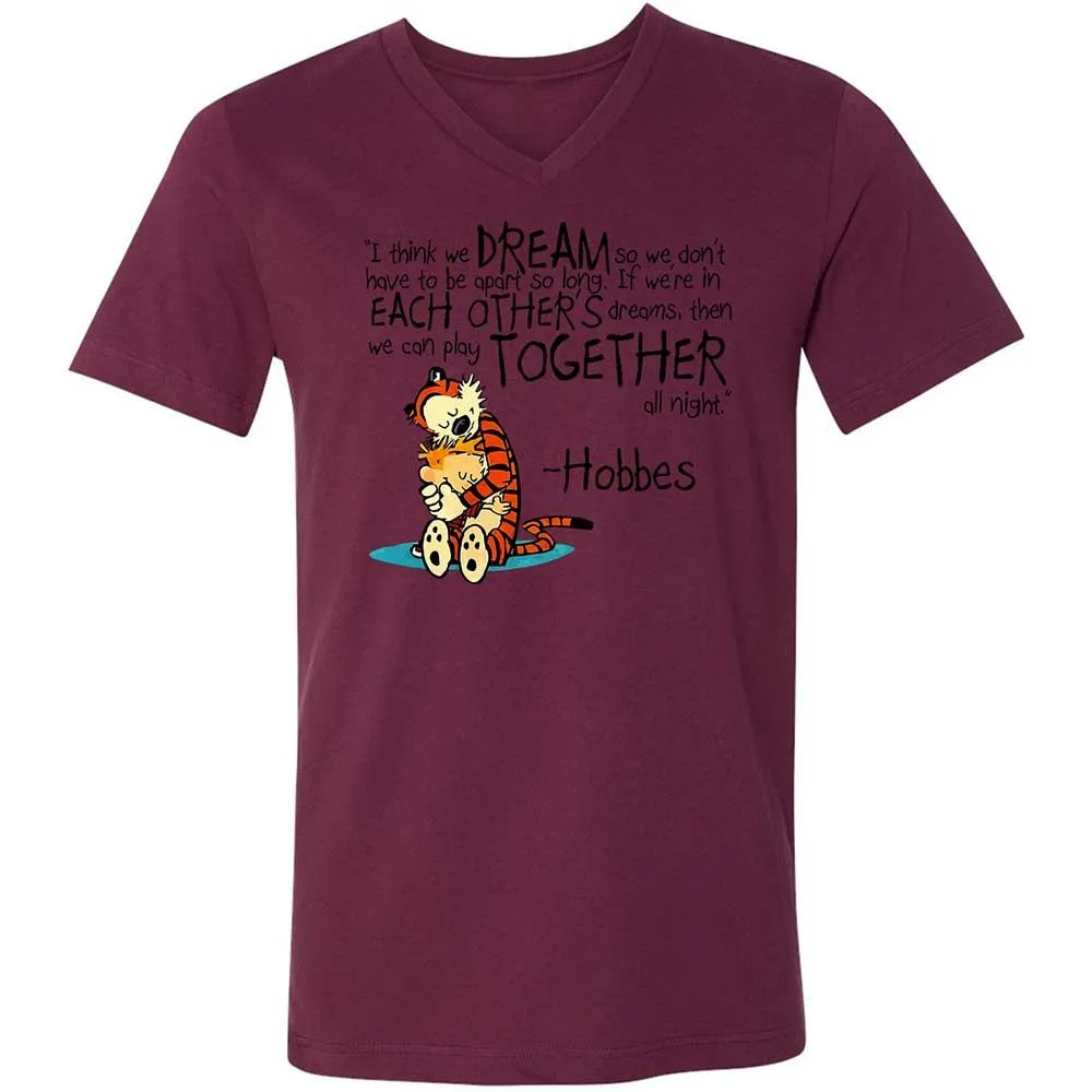 Calvin Hobbes Dreams - Maroon - 14