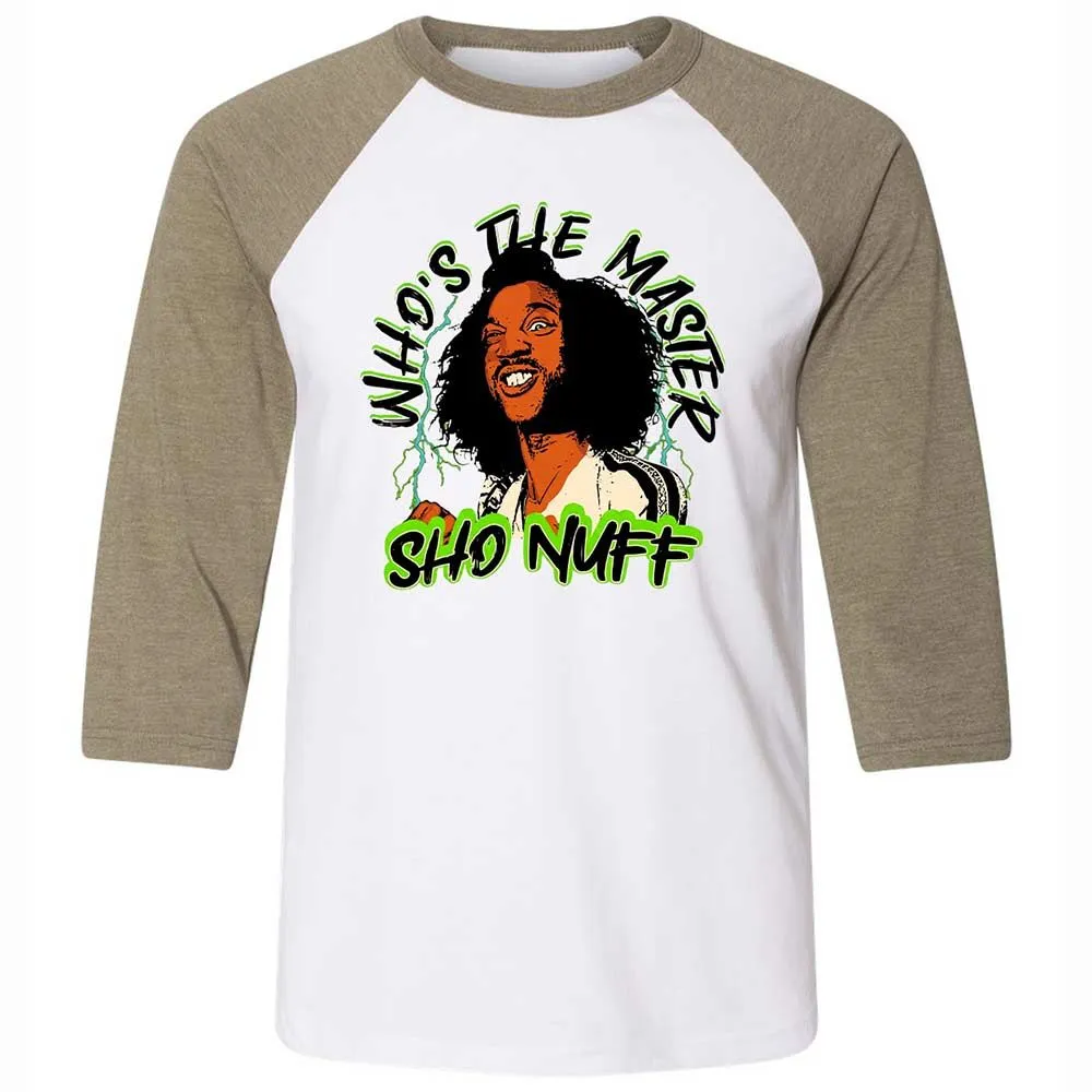 Unisex 3/4 Baseball Tee - V76W9STF - White/Heather Olive - 4
