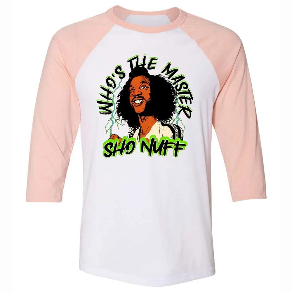 Unisex 3/4 Baseball Tee - V76W9STF - White/Heather Peach - 5