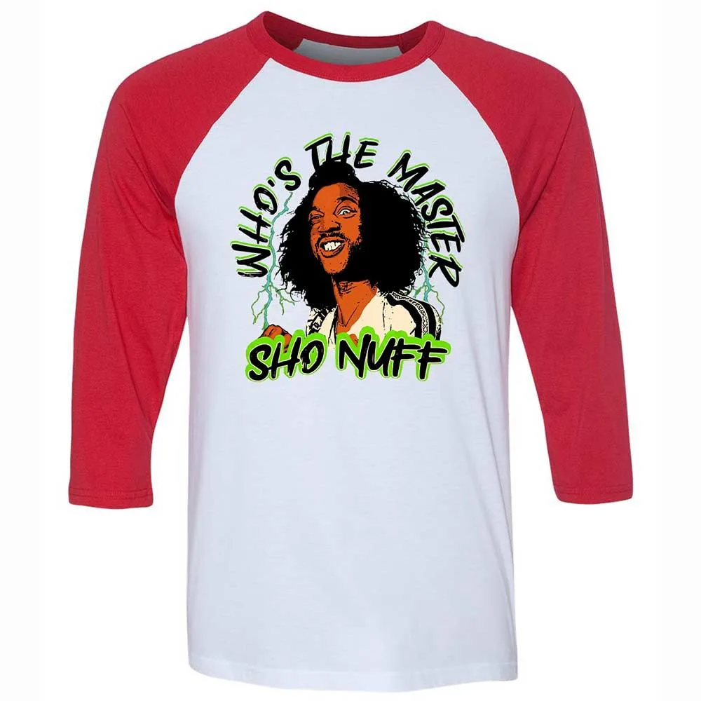 Unisex 3/4 Baseball Tee - V76W9STF - White/Red - 9