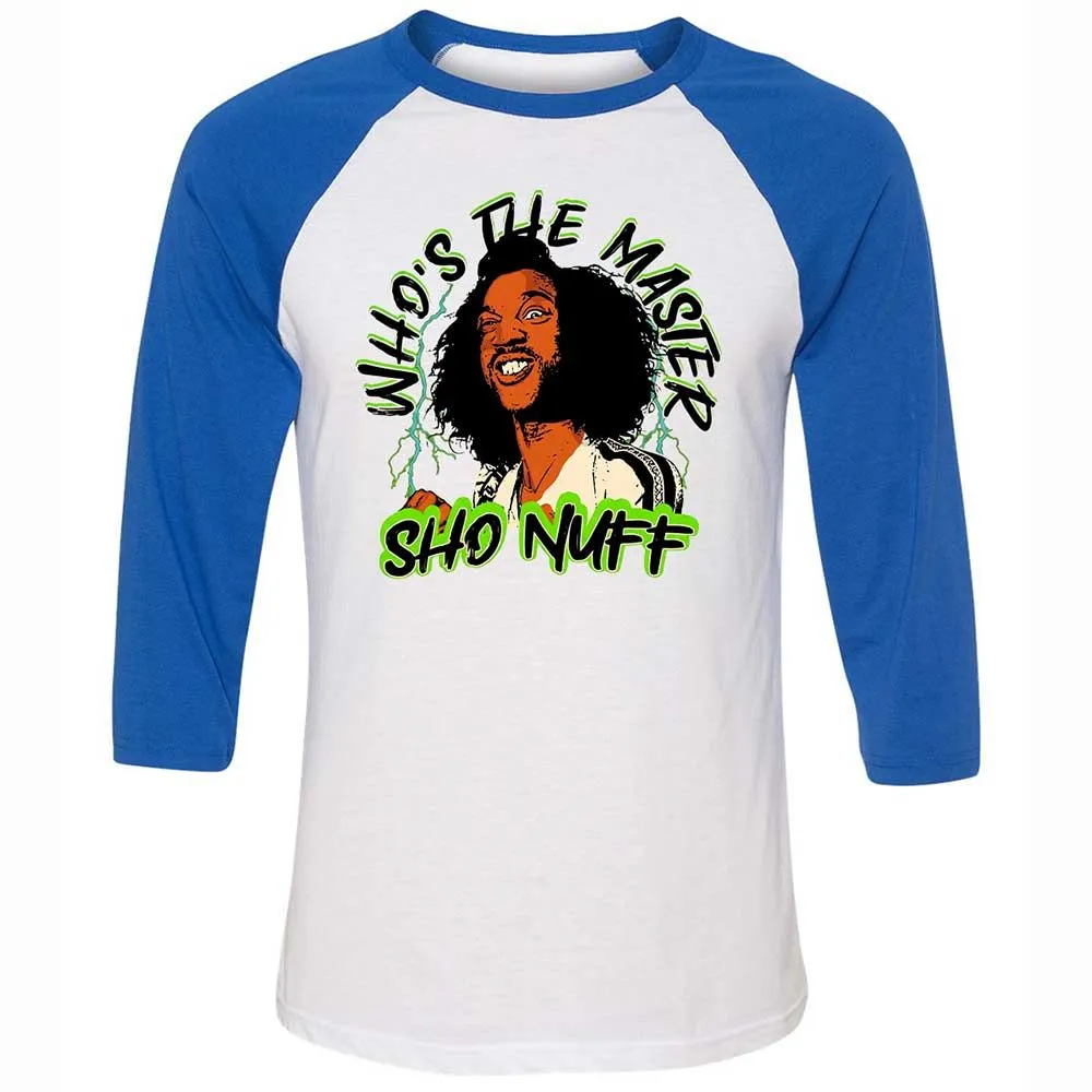 Unisex 3/4 Baseball Tee - V76W9STF - White/True Royal - 10