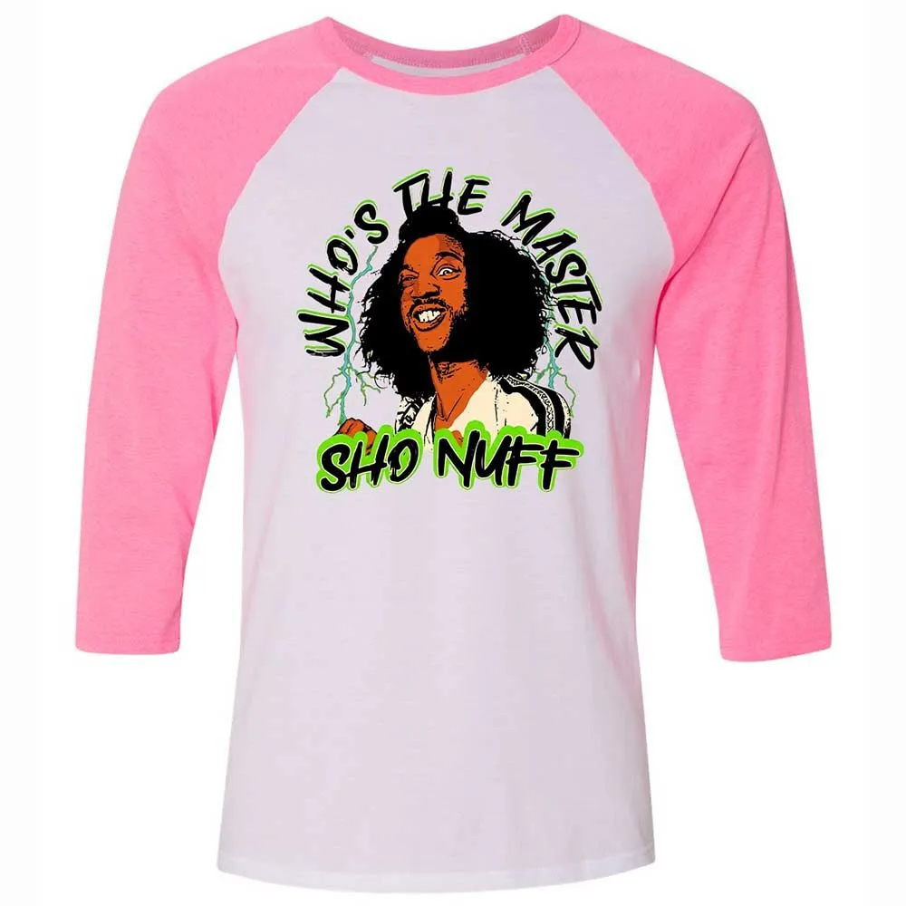 Unisex 3/4 Baseball Tee - V76W9STF - White/Neon Pink - 12