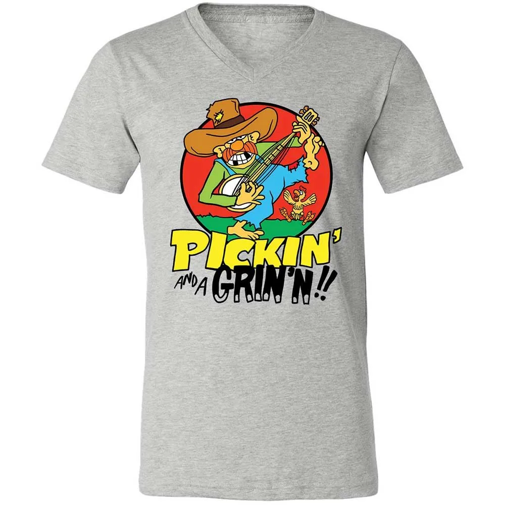 Pickin' and a Grinnin - Athletic Heather - 2