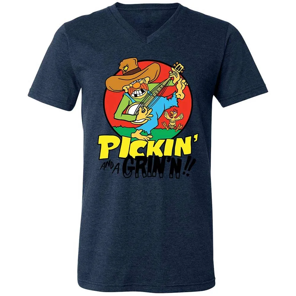 Pickin' and a Grinnin - Heather Navy - 13