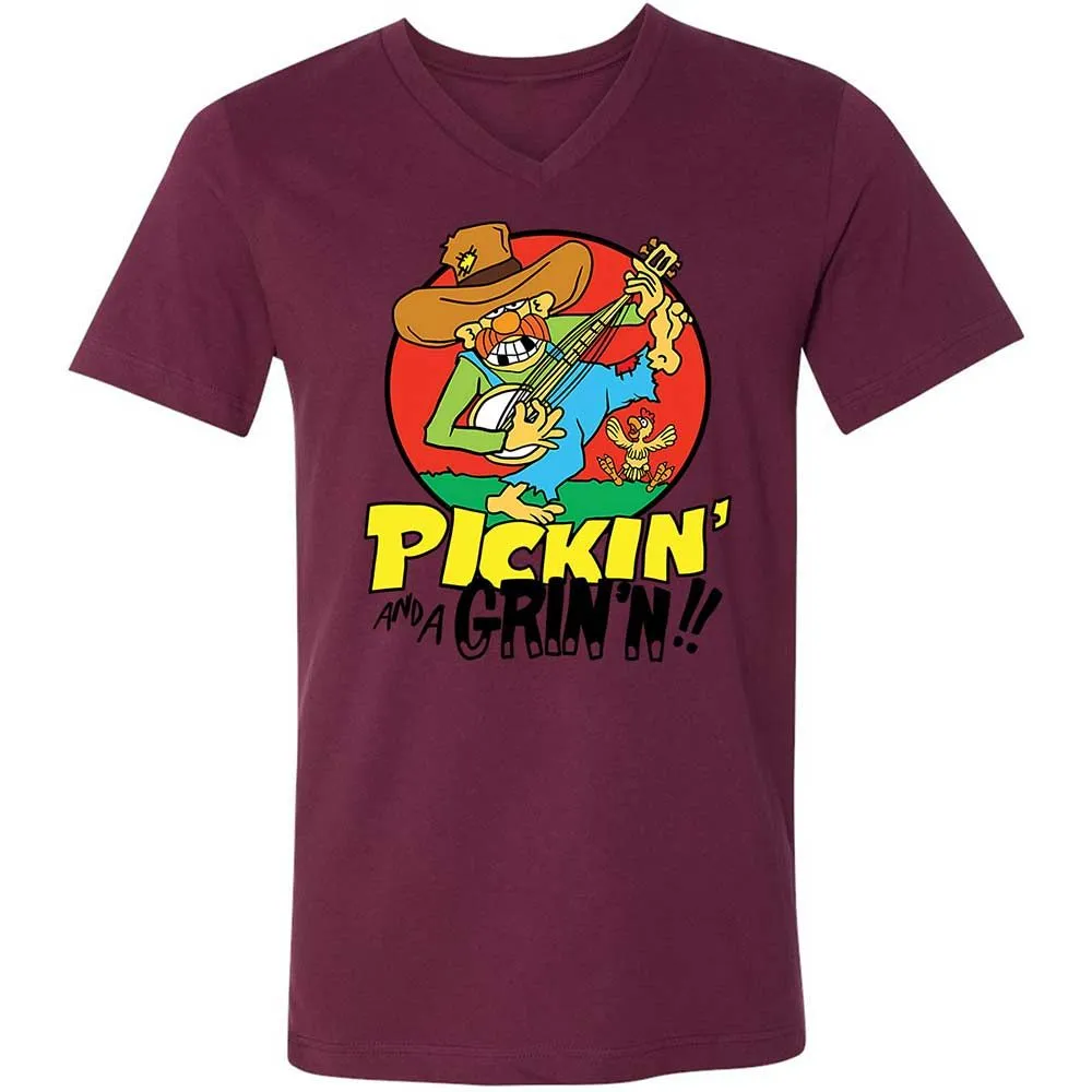 Pickin' and a Grinnin - Maroon - 14