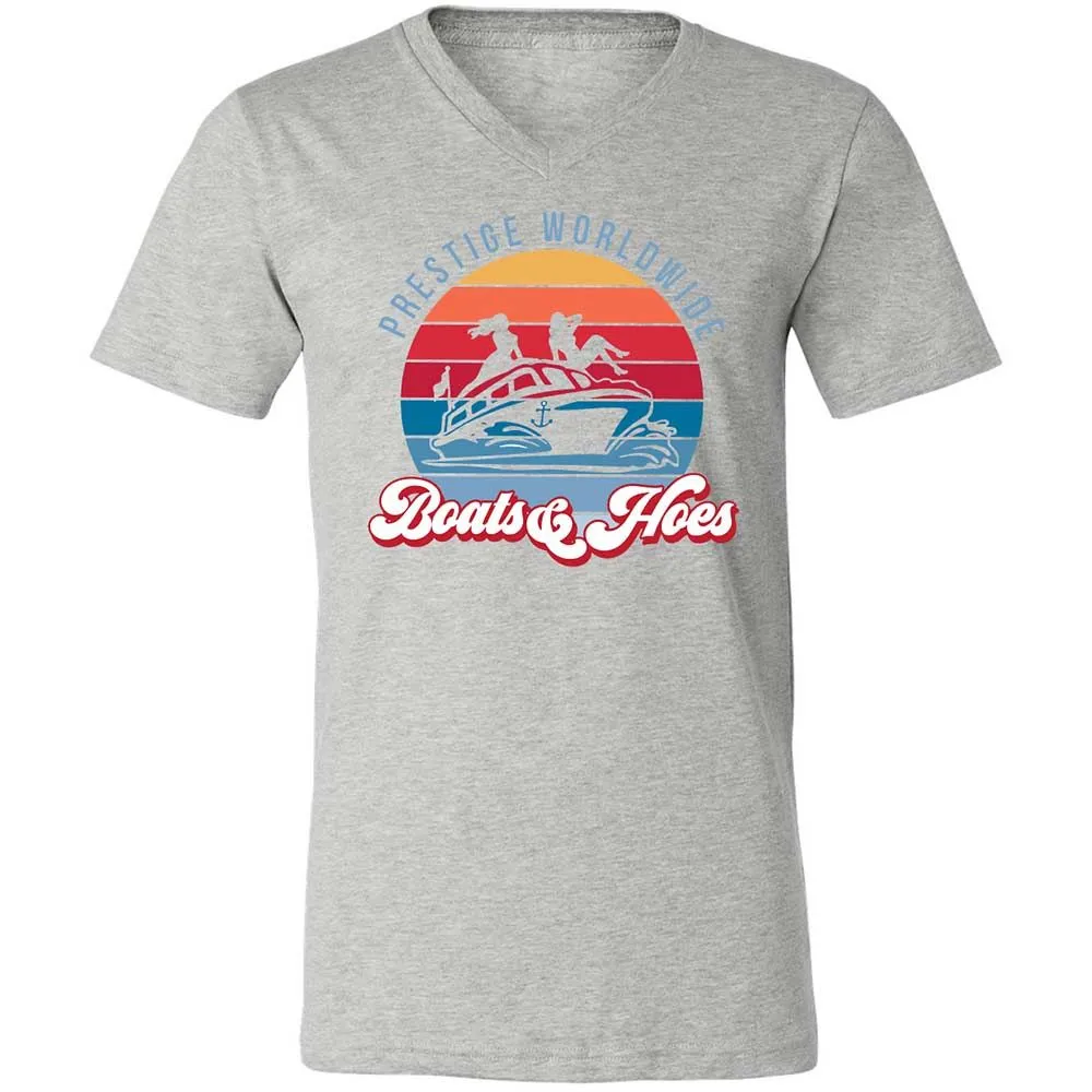 Unisex V-Neck T-Shirt - XWS4Z1VS - Athletic Heather - 2
