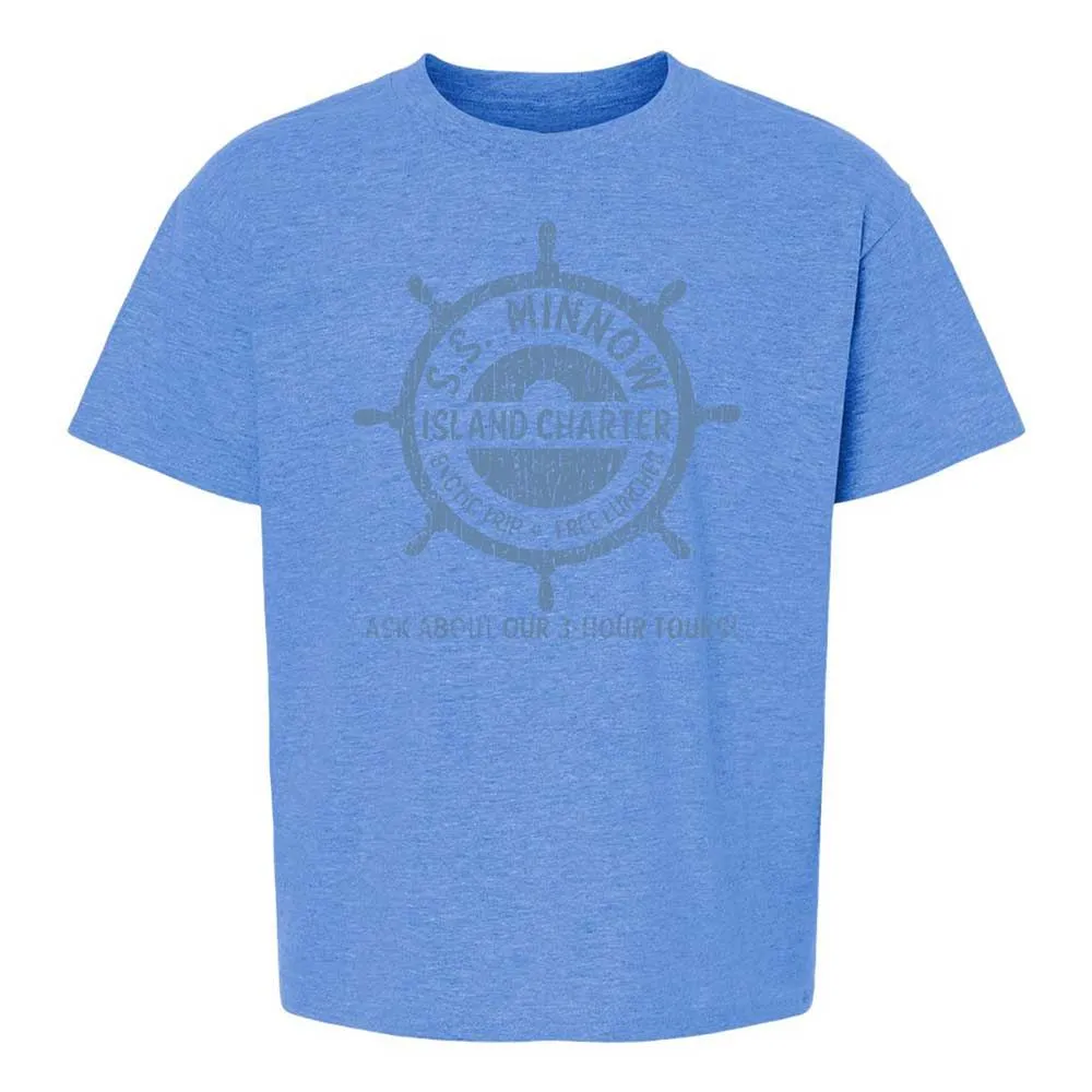 Kids T-Shirt - V7MK5CB8 - Heather Royal - 14
