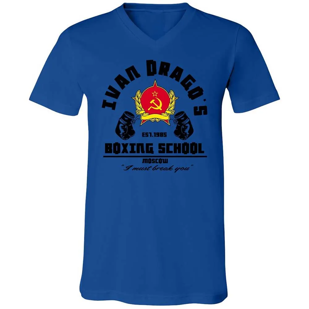 Unisex V-Neck T-Shirt - X71SPMUC - True Royal - 3