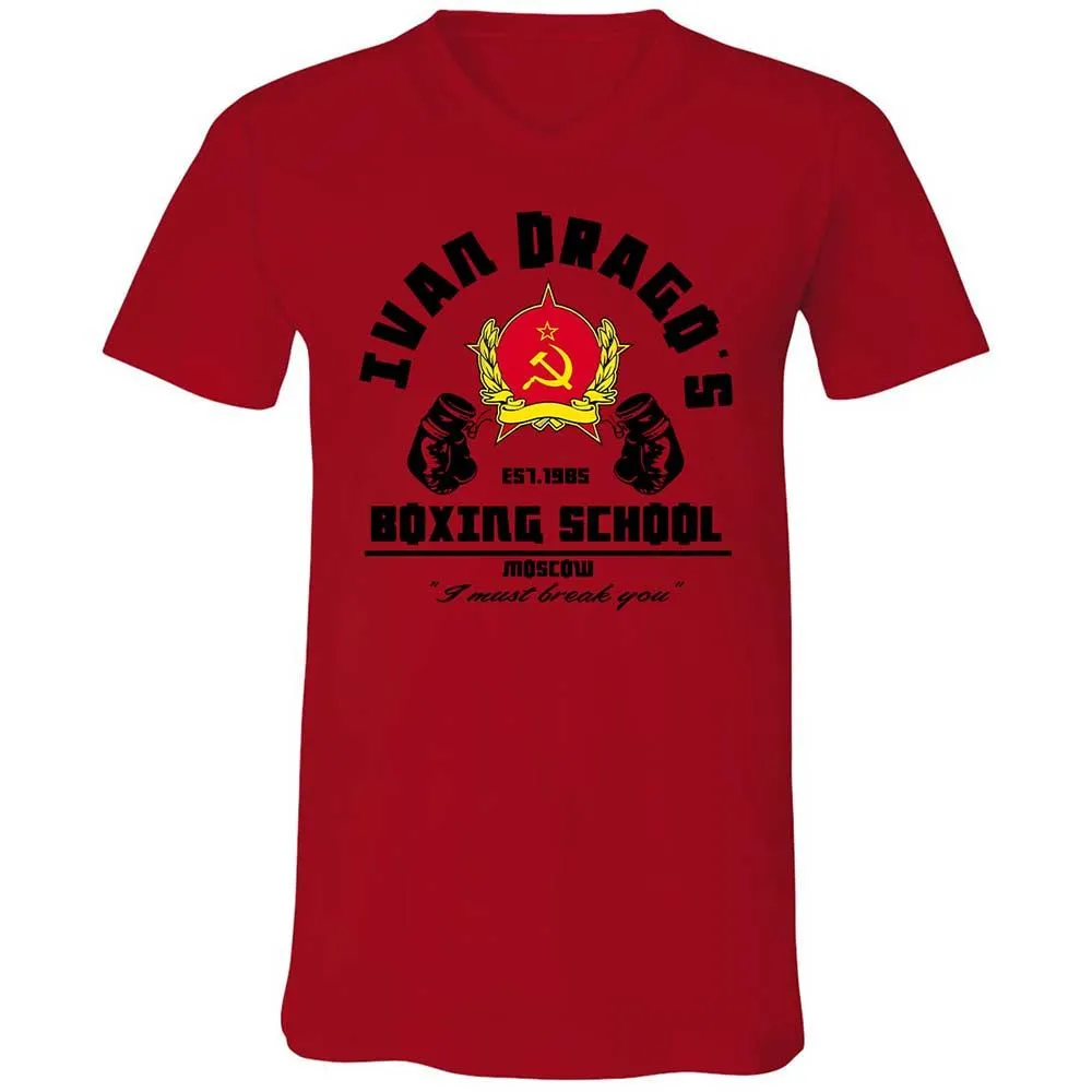 Unisex V-Neck T-Shirt - X71SPMUC - Red - 5