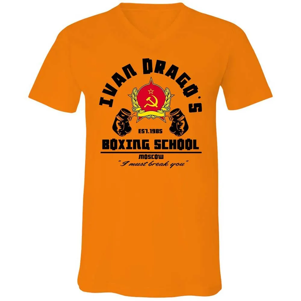 Unisex V-Neck T-Shirt - X71SPMUC - Orange - 7
