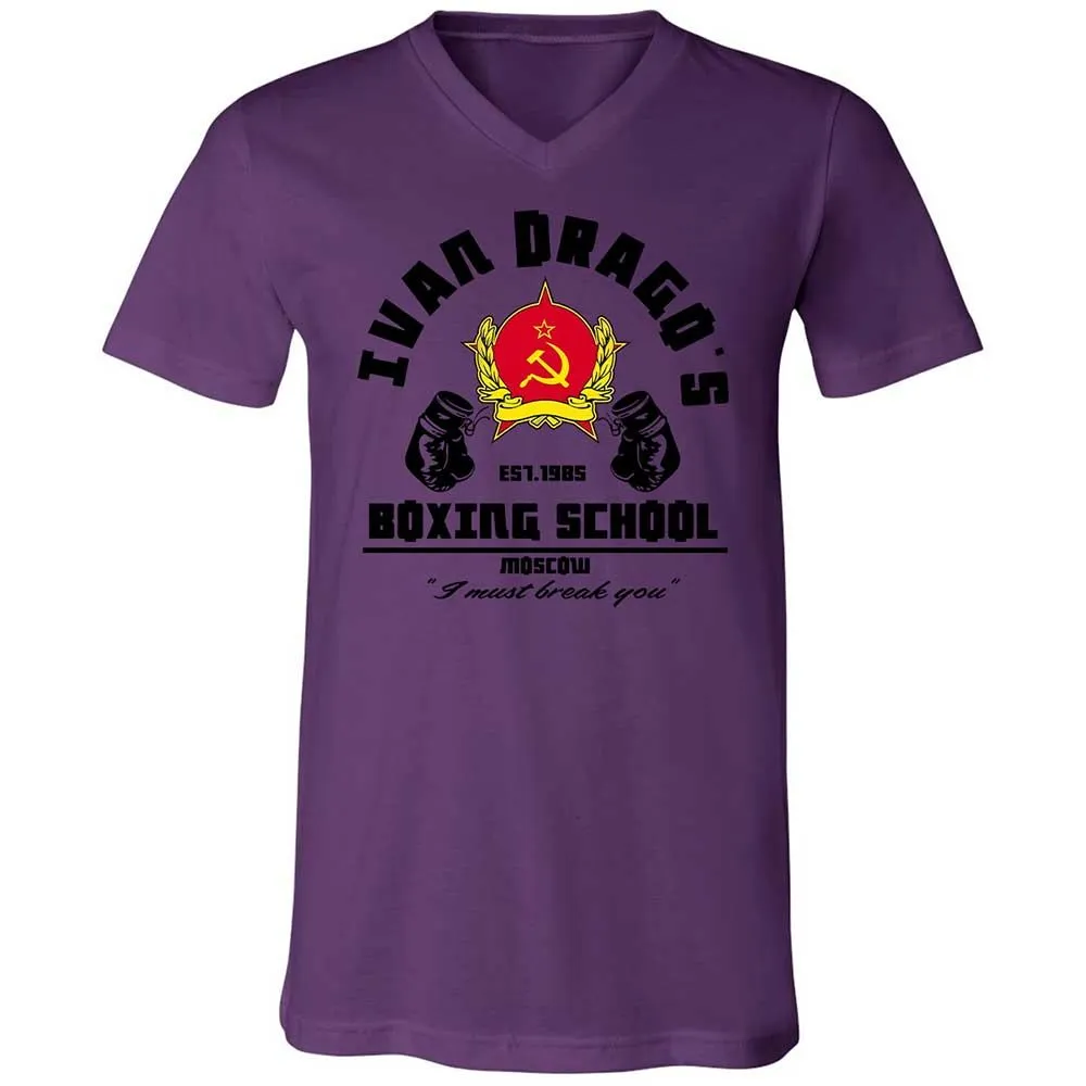 Unisex V-Neck T-Shirt - X71SPMUC - Team Purple - 10