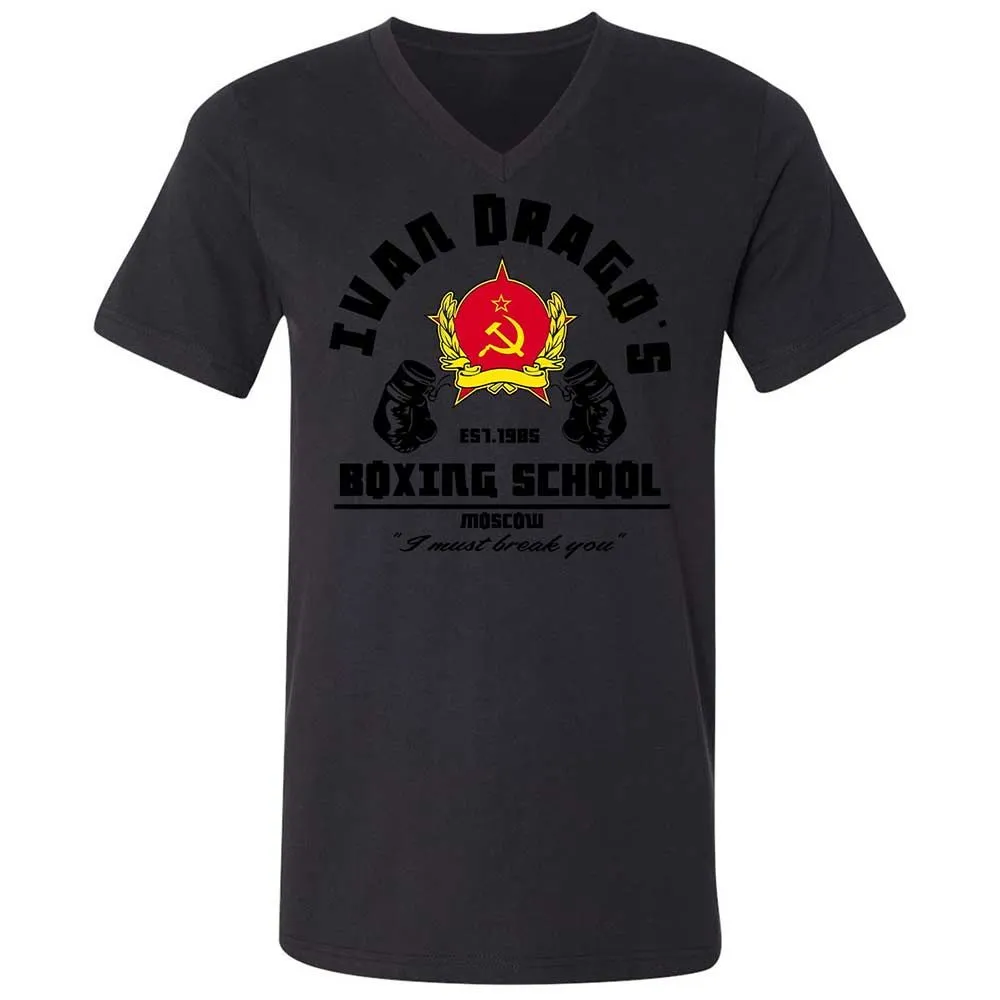 Unisex V-Neck T-Shirt - X71SPMUC - Black - 11