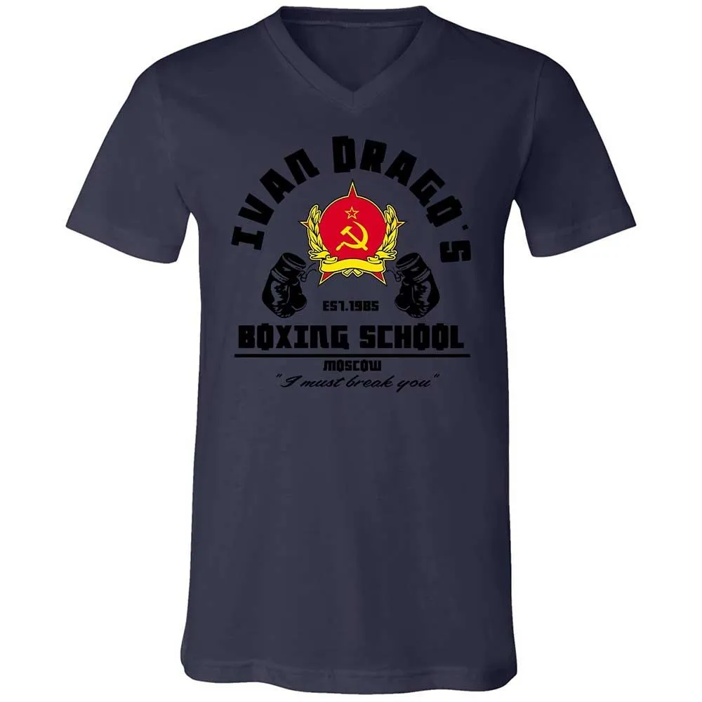 Unisex V-Neck T-Shirt - X71SPMUC - Navy - 12