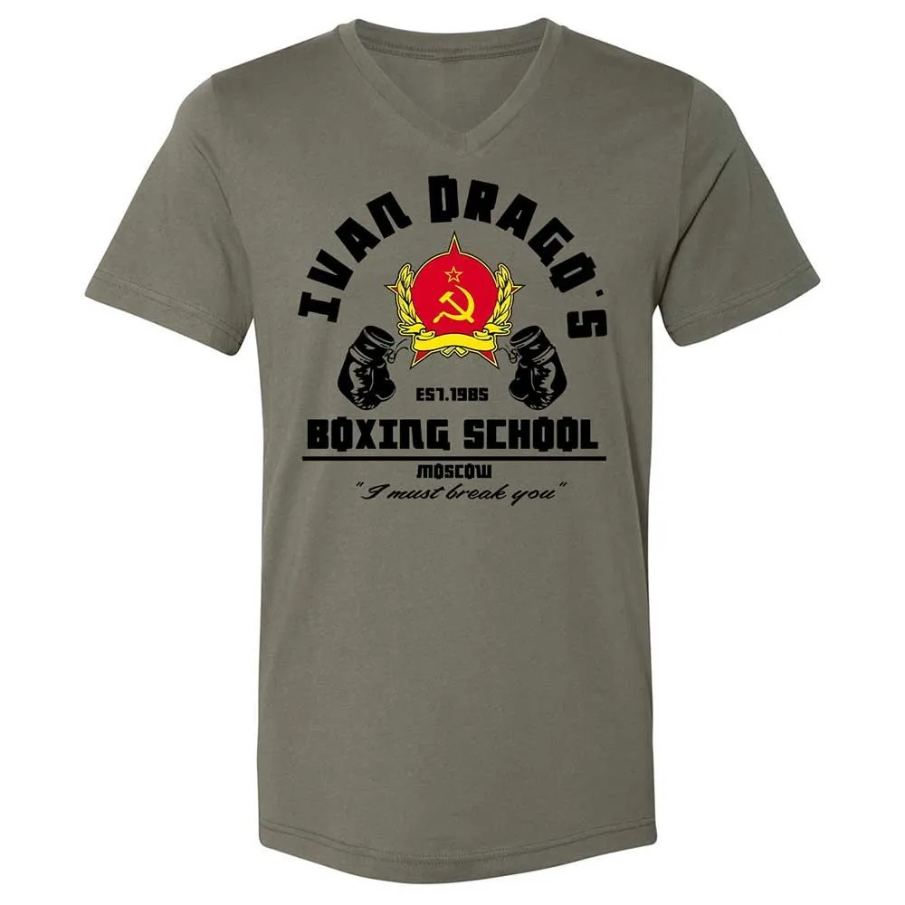 Unisex V-Neck T-Shirt - X71SPMUC - Military Green - 15