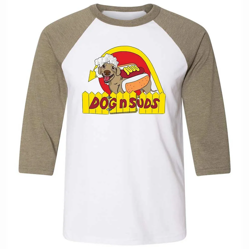 Dog n Suds Dachshund - White/Heather Olive - 4