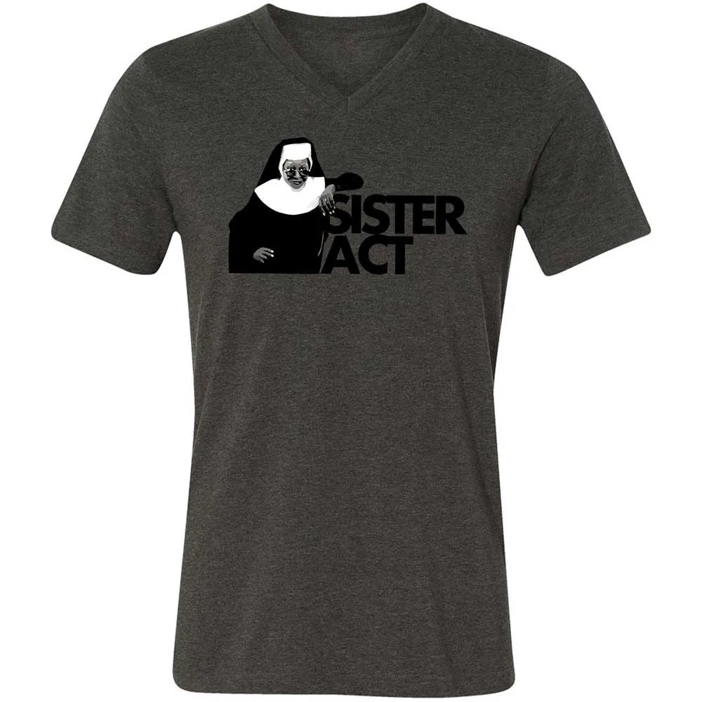 Unisex V-Neck T-Shirt - S88SBL5V - Dark Grey Heather - 8