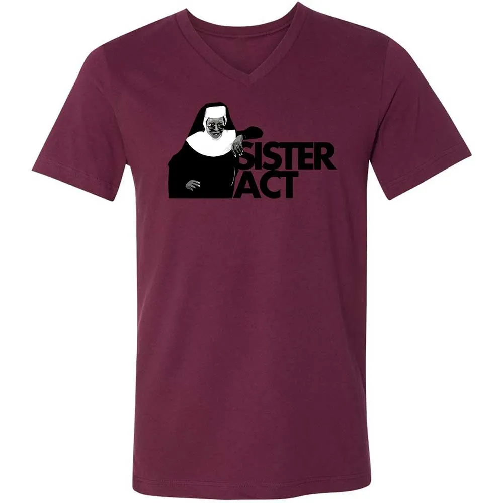 Unisex V-Neck T-Shirt - S88SBL5V - Maroon - 14
