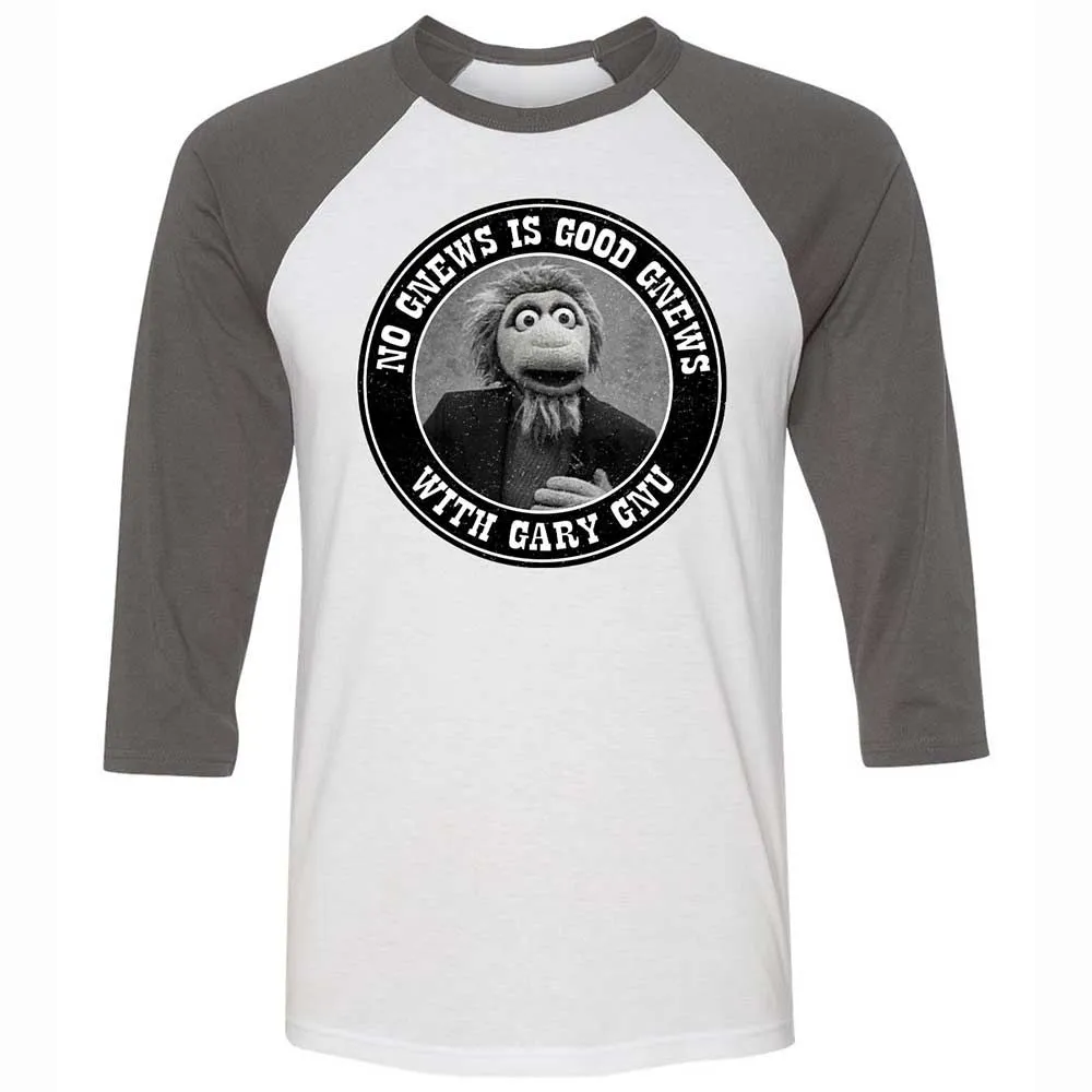 Unisex 3/4 Baseball Tee - 6WP7MLEJ - White/Asphalt - 2