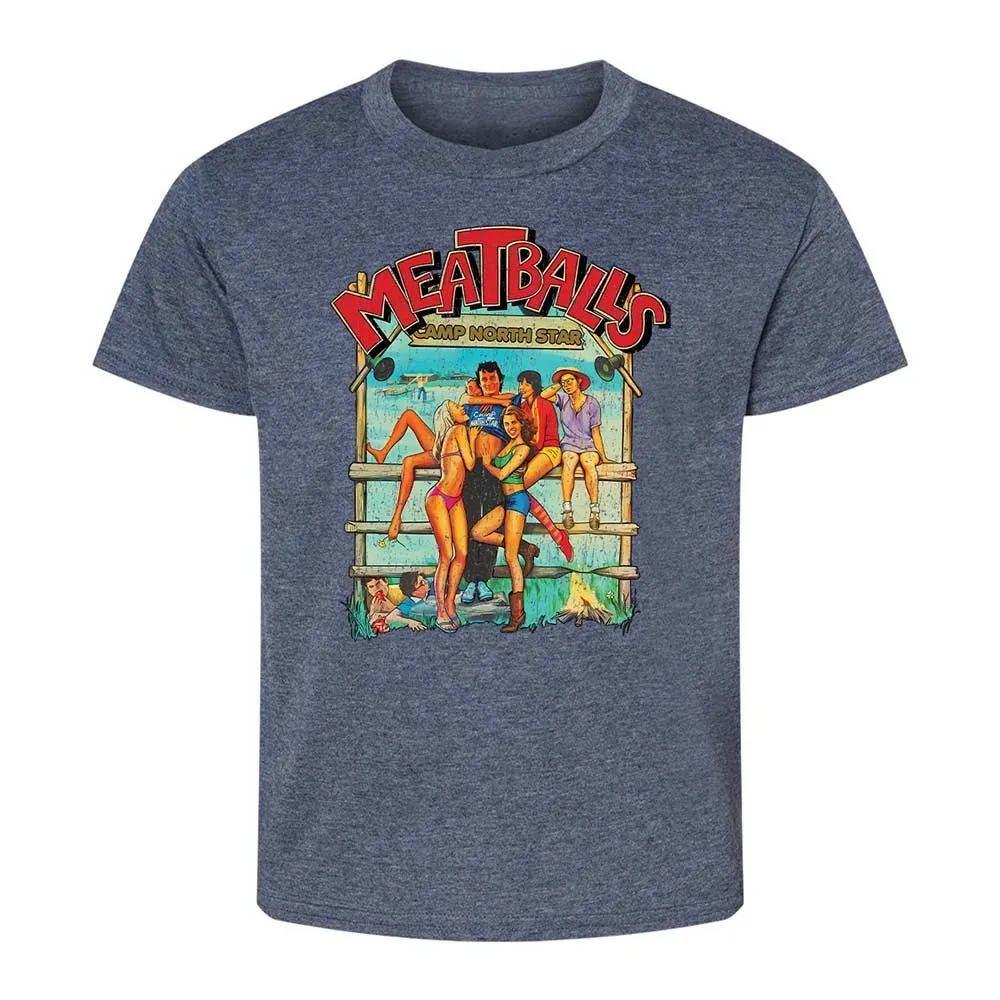 Kids T-Shirt - Z4HMPHK3 - Heather Navy - 15