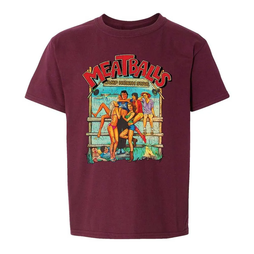 Kids T-Shirt - Z4HMPHK3 - Maroon - 19