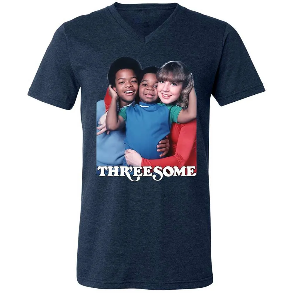 Threesome - Heather Navy - 13