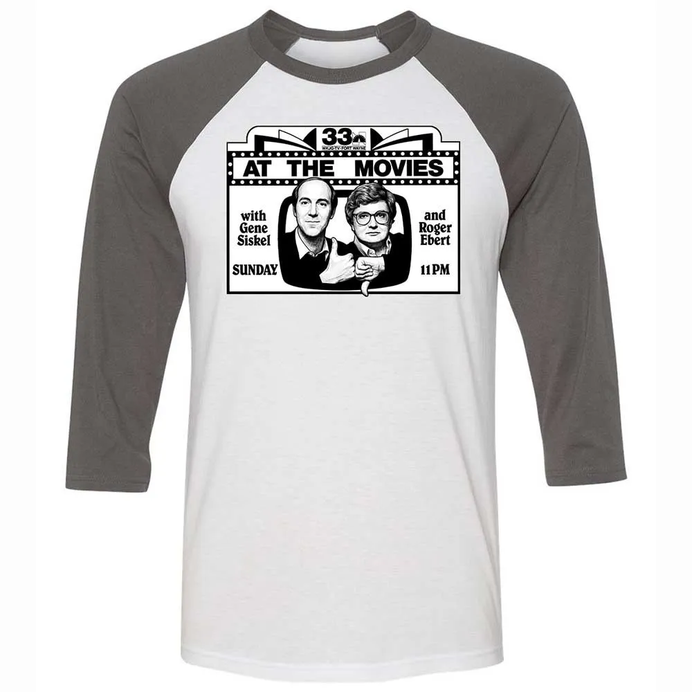 Unisex 3/4 Baseball Tee - RUYAHX79 - White/Asphalt - 2