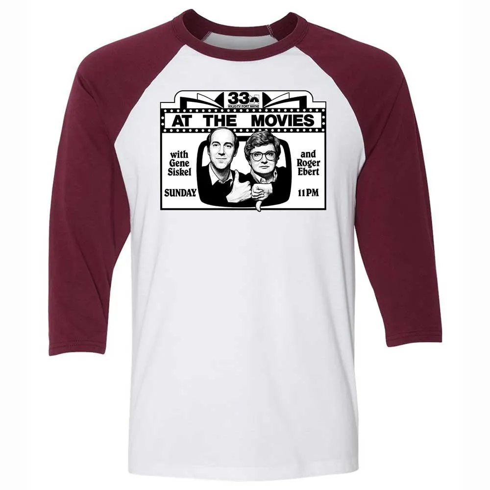 Unisex 3/4 Baseball Tee - RUYAHX79 - White/Maroon - 7
