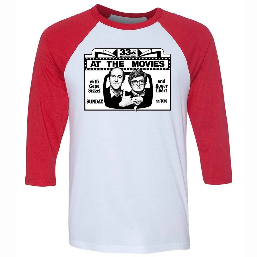 Unisex 3/4 Baseball Tee - RUYAHX79 - White/Red - 9