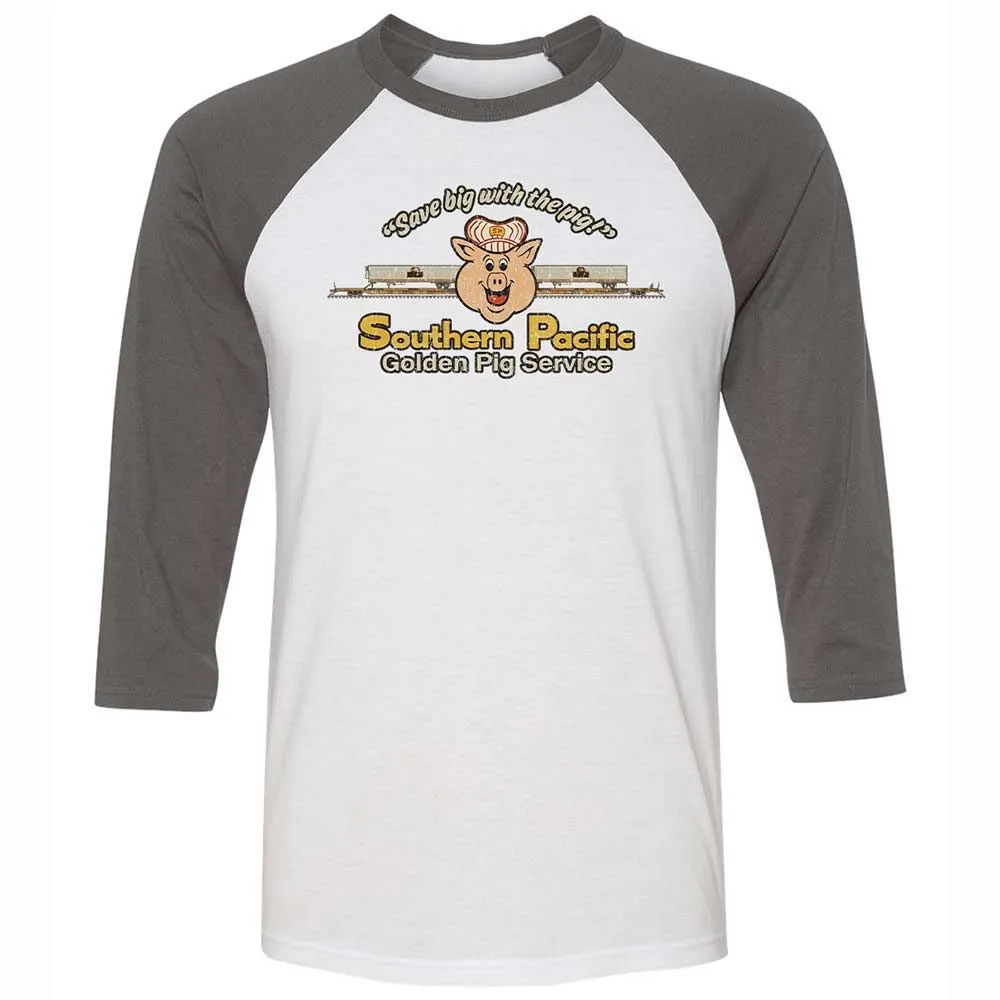 Unisex 3/4 Baseball Tee - 5N9WTPJJ - White/Asphalt - 2