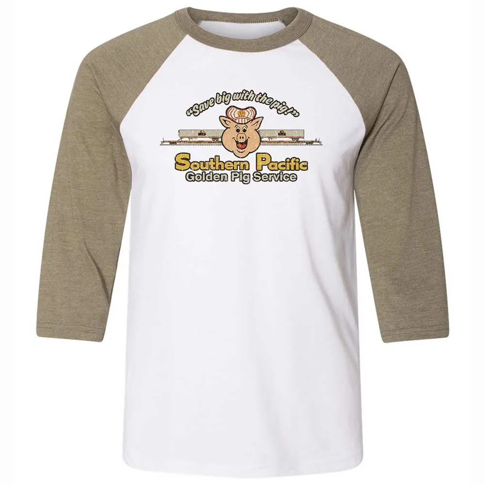 Unisex 3/4 Baseball Tee - 5N9WTPJJ - White/Heather Olive - 4