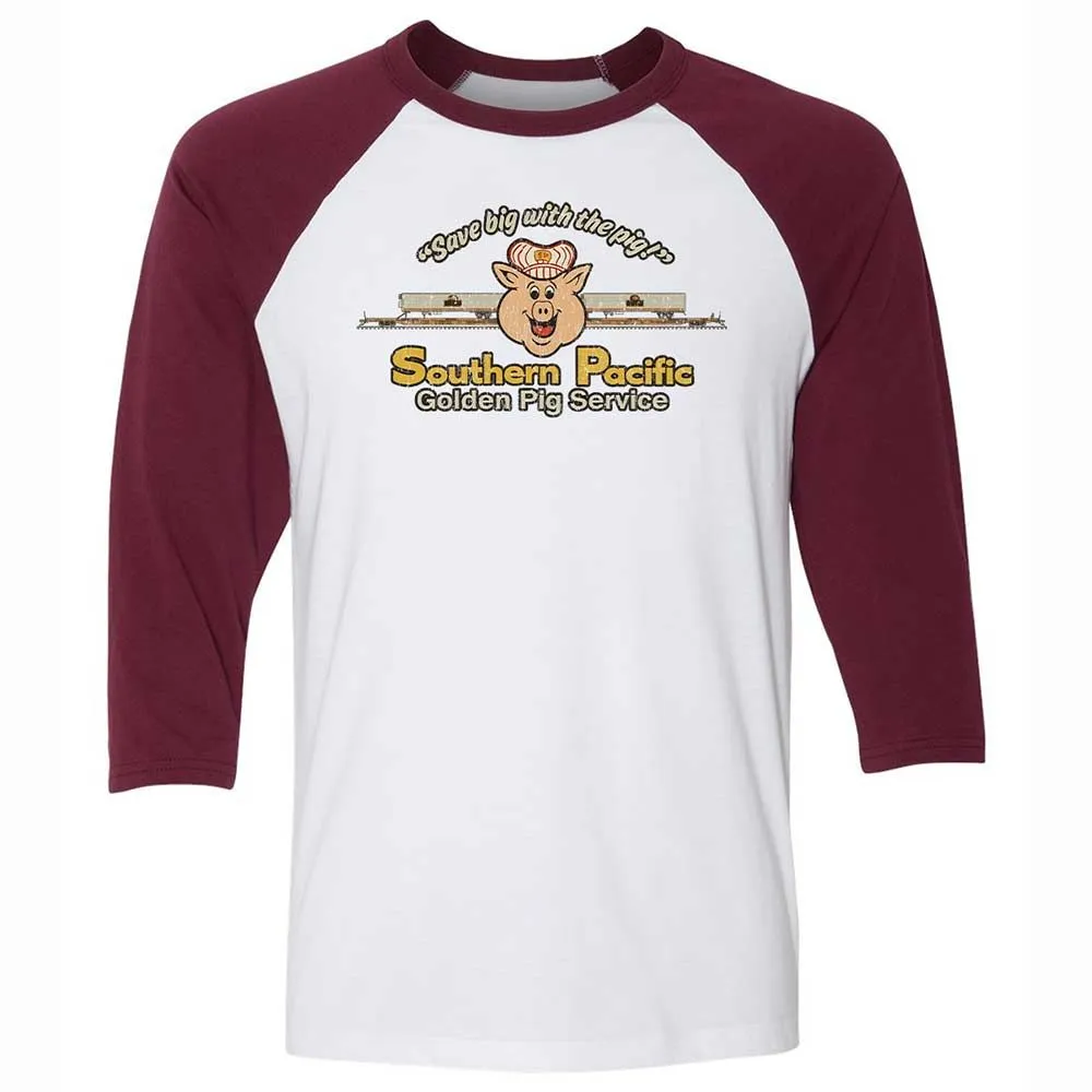 Unisex 3/4 Baseball Tee - 5N9WTPJJ - White/Maroon - 7