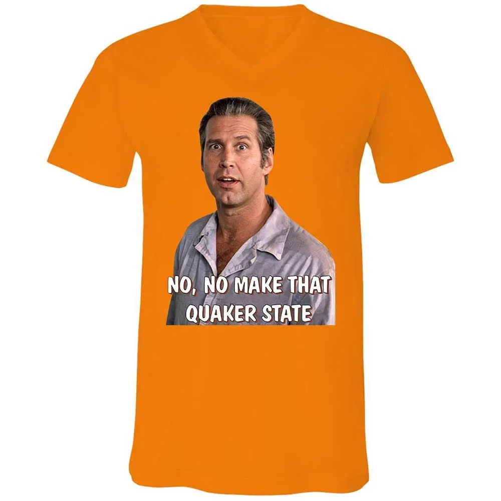 Unisex V-Neck T-Shirt - F567JL3W - Orange - 7