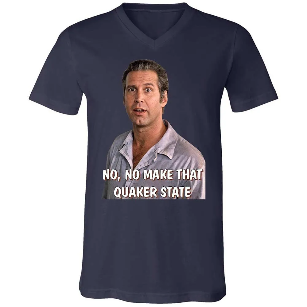 Unisex V-Neck T-Shirt - F567JL3W - Navy - 12