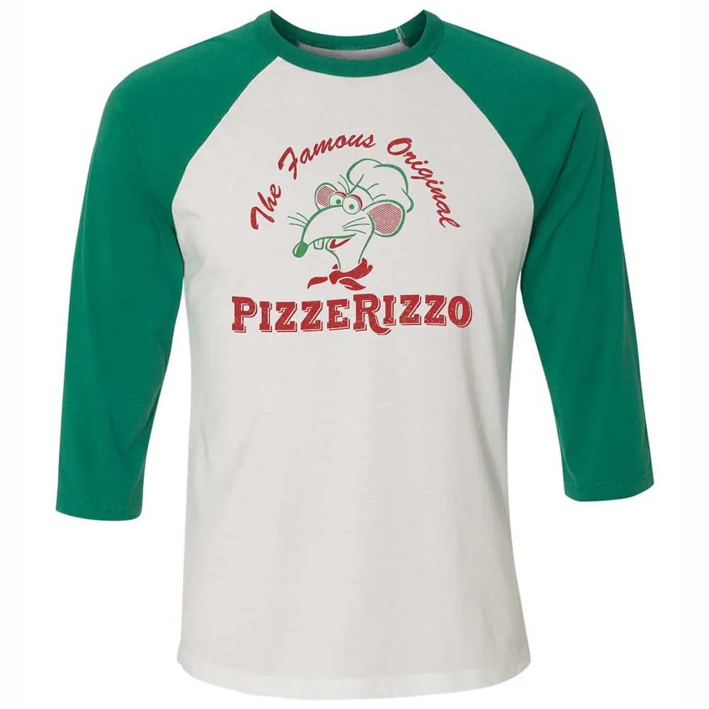 Unisex 3/4 Baseball Tee - LTVY6D3H - White/Kelly - 6