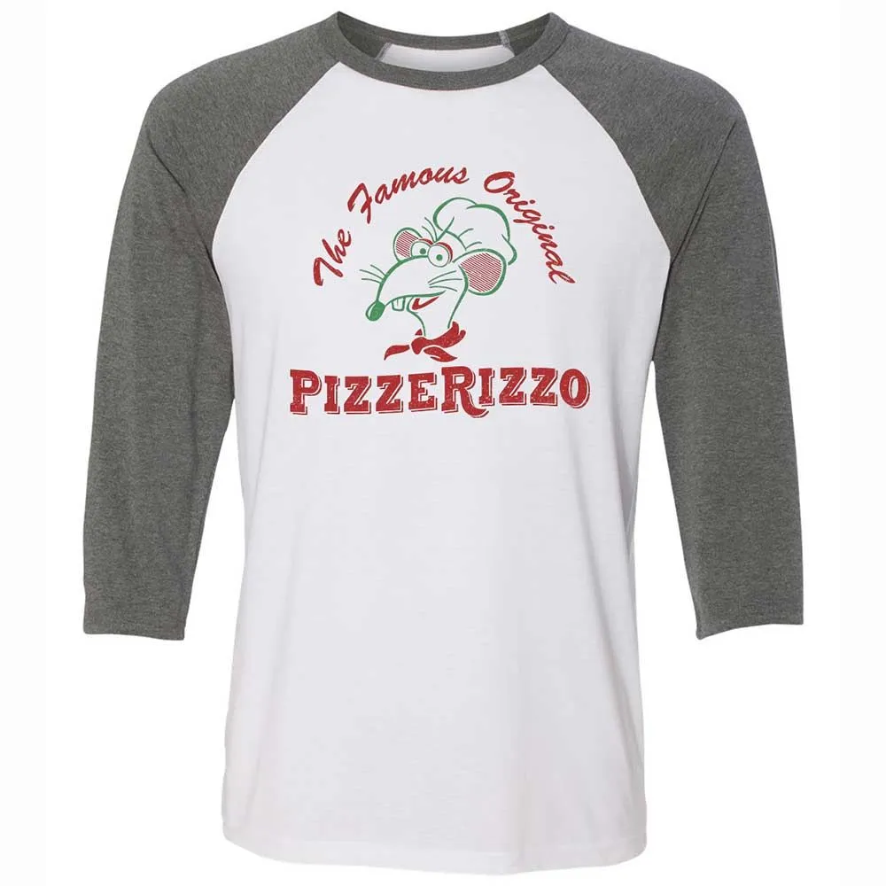 Unisex 3/4 Baseball Tee - LTVY6D3H - White/Deep Heather - 11