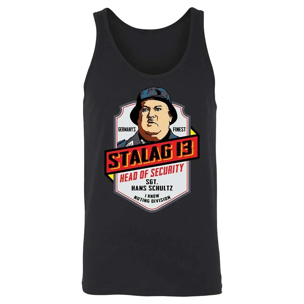Unisex Jersey Tank - W8ZAVYUF - Black - 7