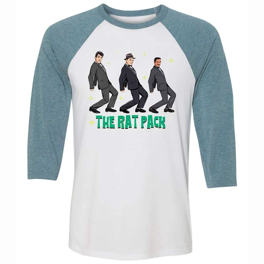 Unisex 3/4 Baseball Tee - 7QCJ13AR - White/Denim - 3